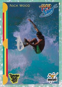 1993 Futera Hot Surf #15 Nick Wood Front